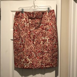 Beautiful Paisley Pencil Skirt